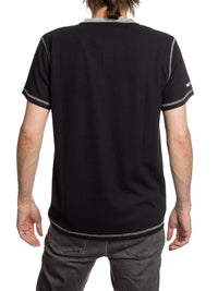 Load image into Gallery viewer, Colorado Avalanche Waffle Henley Shirt
