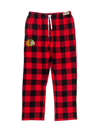 Load image into Gallery viewer, Chicago Blackhawks Buffalo Plaid Flannel PJ pants
