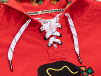 Load image into Gallery viewer, Chicago Blackhawks Hockey Lace Hoodie
