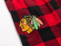 Load image into Gallery viewer, Chicago Blackhawks Buffalo Plaid Flannel PJ pants
