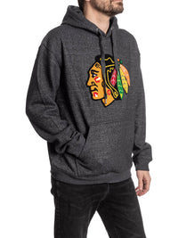 Load image into Gallery viewer, Chicago Blackhawks Unisex Nantucket Hoodie with Chenille Logo Crest
