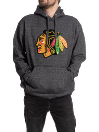 Load image into Gallery viewer, Chicago Blackhawks Unisex Nantucket Hoodie with Chenille Logo Crest
