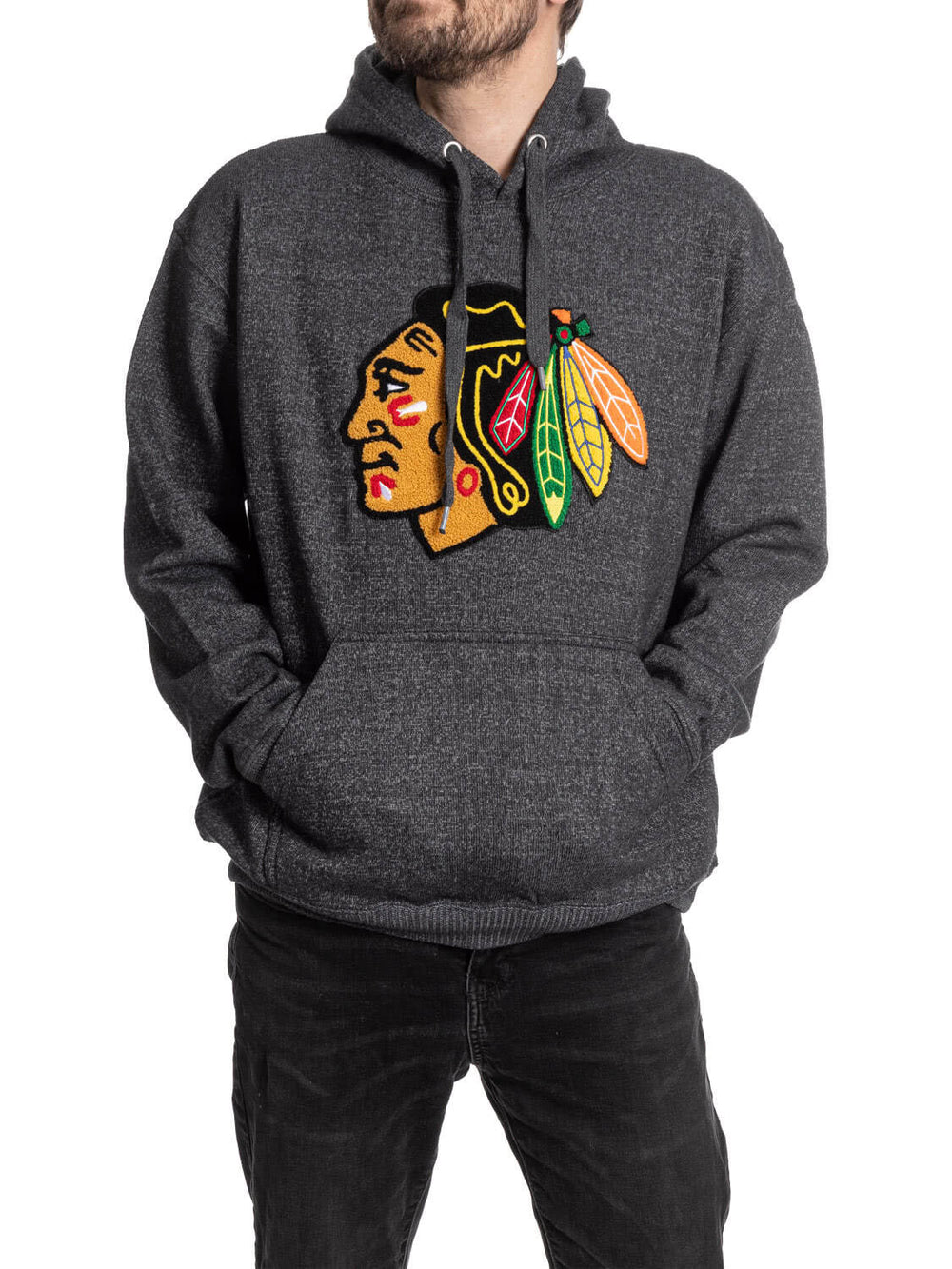 Rare vintage des années 80 Blackhawks de Chicago LNH Hockey Rare vintage des années 80 Blackhawks de Chicago LNH Hockey