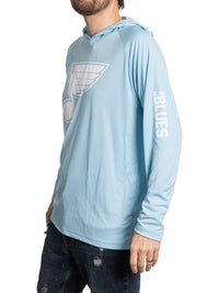 Load image into Gallery viewer, St. Louis Blues Hooded Rashguard with UV Protection
