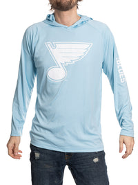 Load image into Gallery viewer, St. Louis Blues Hooded Rashguard with UV Protection
