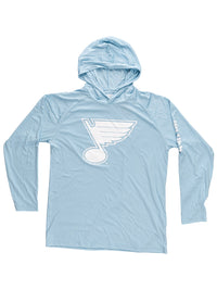 Load image into Gallery viewer, St. Louis Blues Hooded Rashguard with UV Protection
