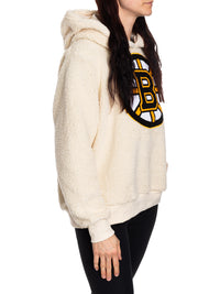 Load image into Gallery viewer, NHL Boston Bruins Ladies Sherpa Hoodie
