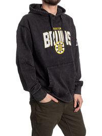 Load image into Gallery viewer, Boston Bruins Acid Wash Hoodie
