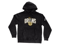 Load image into Gallery viewer, Boston Bruins Distressed Logo Unisex Acid Wash Hoodie
