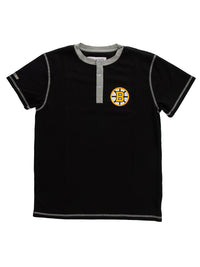 Load image into Gallery viewer, Boston Bruins Waffle Henley Shirt
