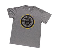Load image into Gallery viewer, Boston Bruins NHL Men&#39;s Performance Rash Guard Base Layer Moisture-Wicking T-Shirt - Grey
