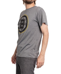 Load image into Gallery viewer, Boston Bruins NHL Men&#39;s Performance Rash Guard Base Layer Moisture-Wicking T-Shirt - Grey
