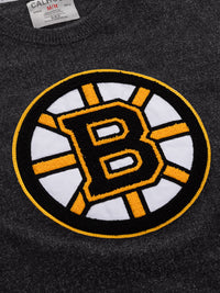 Load image into Gallery viewer, Boston Bruins NHL Unisex Cabin Crew Neck Sweater with Chenille logo
