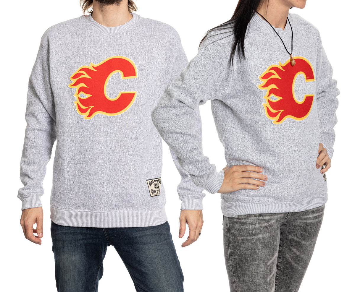 Calgary Flames NHL Unisex Cabin Crew Neck Sweater