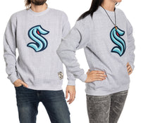 Load image into Gallery viewer, Seattle Kraken NHL Unisex Cabin Crew Neck Sweater
