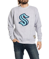 Load image into Gallery viewer, Seattle Kraken NHL Unisex Cabin Crew Neck Sweater
