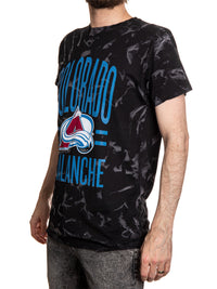 Load image into Gallery viewer, Colorado Avalanche Crystal Tie Dye T-Shirt
