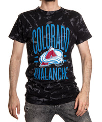 Load image into Gallery viewer, Colorado Avalanche Crystal Tie Dye T-Shirt
