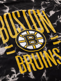 Load image into Gallery viewer, Boston Bruins Crystal Tie Dye T-Shirt
