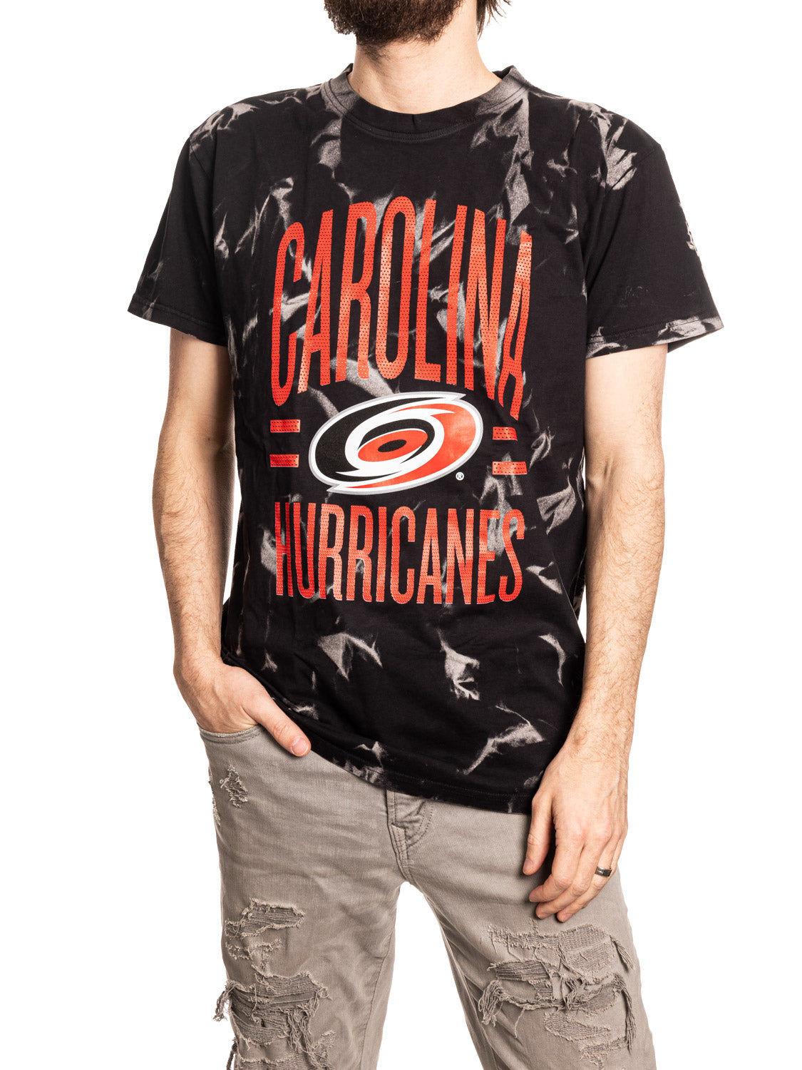 Carolina Hurricanes Crystal Tie Dye T-Shirt