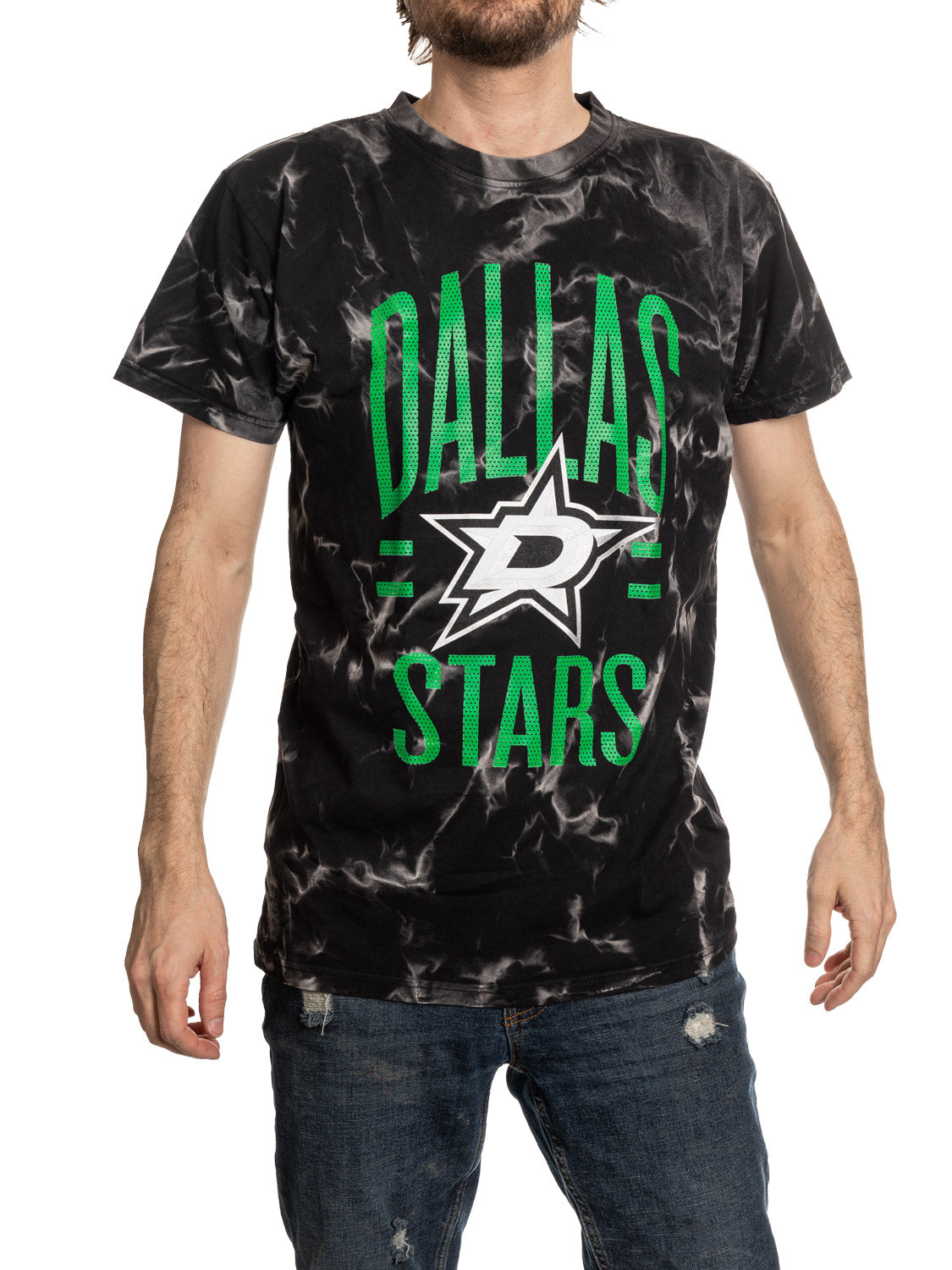 Dallas Stars Crystal Tie Dye T-Shirt