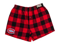 Load image into Gallery viewer, Montreal Canadiens Buffalo Plaid Flannel Boxers-2 pack
