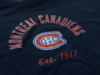 Load image into Gallery viewer, Ladies' Vintage Stripe Montreal Canadiens Crewneck fleece
