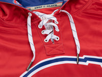 Load image into Gallery viewer, Montreal Canadiens Hockey Lace Hoodie
