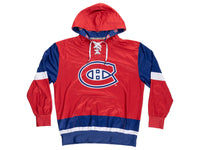 Load image into Gallery viewer, Montreal Canadiens Hockey Lace Hoodie
