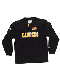 Load image into Gallery viewer, Retro Vancouver Canucks Long Sleeve Henley
