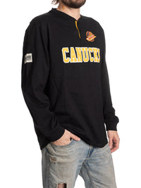 Load image into Gallery viewer, Retro Vancouver Canucks Long Sleeve Henley
