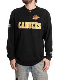 Load image into Gallery viewer, Retro Vancouver Canucks Long Sleeve Henley
