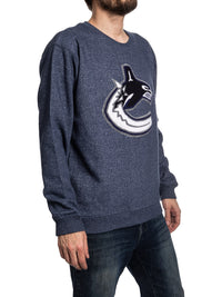 Load image into Gallery viewer, Vancouver Canucks NHL Unisex Cabin Crew Neck Sweater with Chenille logo
