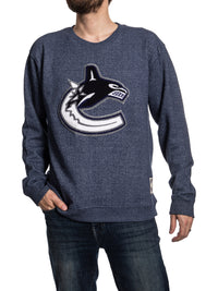 Load image into Gallery viewer, Vancouver Canucks NHL Unisex Cabin Crew Neck Sweater with Chenille logo
