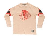 Load image into Gallery viewer, Chicago Blackhawks Long Sleeve Waffle Crewneck
