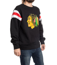 Load image into Gallery viewer, Chicago Blackhawks Varsity Retro Style Crewneck Sweater
