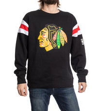 Load image into Gallery viewer, Chicago Blackhawks Varsity Retro Style Crewneck Sweater
