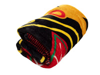 Load image into Gallery viewer, Chicago Blackhawks NHL Ultra-Plush Flannel Plaid Throw Blanket (50&quot; by 60&quot;)
