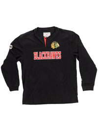 Load image into Gallery viewer, NHL Chicago Blackhawks Long Sleeve Henley
