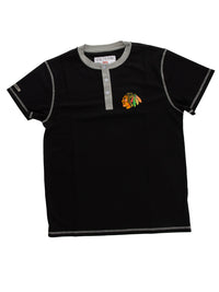 Load image into Gallery viewer, Chicago Blackhawks Waffle Henley Shirt
