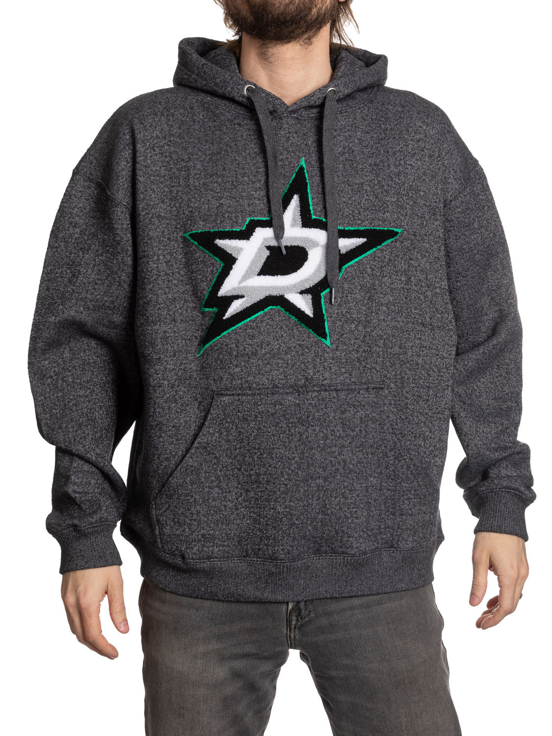 Dallas Stars Unisex Nantucket Hoodie with Chenille Logo Crest