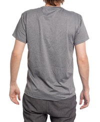 Load image into Gallery viewer, Detroit Red Wings NHL Men&#39;s Performance Rash Guard Base Layer Moisture-Wicking T-Shirt - Grey
