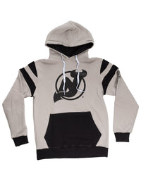 Load image into Gallery viewer, NHL New Jersey Devils Grey Scale Varsity Hoodie

