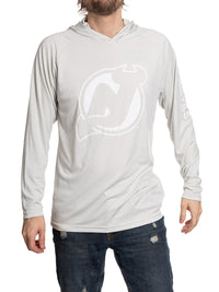 Load image into Gallery viewer, New Jersey Devils Hooded Rashguard with UV Protection
