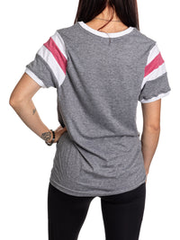 Load image into Gallery viewer, New Jersey Devils Ladies Loose Fit Varsity Style Retro Lounge T-Shirt
