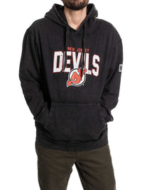 Load image into Gallery viewer, New Jersey Devils Acid Wash Hoodie
