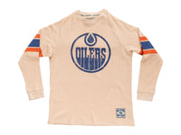 Load image into Gallery viewer, Edmonton Oilers Long Sleeve Waffle Crewneck
