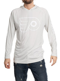 Load image into Gallery viewer, Philadelphia Flyers Hooded Rashguard with UV Protection
