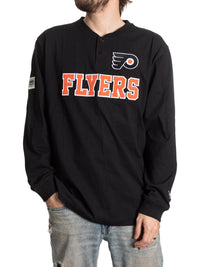 Load image into Gallery viewer, Philadelphia Flyers Long Sleeve Henley
