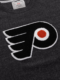 Load image into Gallery viewer, Philadelphia Flyers NHL Unisex Cabin Crew Neck Sweater with Chenille logo
